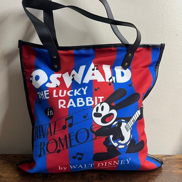 Walt Disney 100th Anniversary Tote Bag Oswald Lucky Rabbit Canvas Rival Romeos - Picture 2 of 9